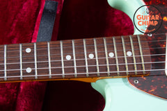 1999 Fender Japan CIJ MG69-65 ’69 Reissue Mustang Sonic Blue w/ Tweed HSC