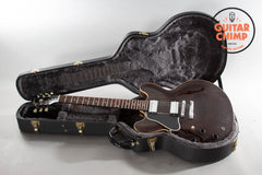 2005 Gibson Left-Handed ES-335 Dot Satin Trans Black