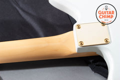 2025 Fender Japan MIJ Traditional ’60s Jaguar White Pearl Matching Headstock Gold Hardware