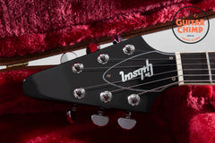 2023 Gibson 70s Flying V Ebony Black ~ EMG Jim Root Daemonum Set ~