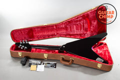 2023 Gibson 70s Flying V Ebony Black ~ EMG Jim Root Daemonum Set ~