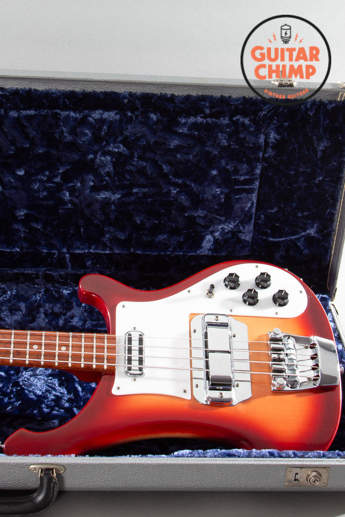2001 Rickenbacker 4001V63 Fireglo Vintage Reissue w/ OHSC