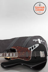 2006 Fender Japan JB75-US '75 Reissue Jazz Bass – Black, USA Pickups, MIJ