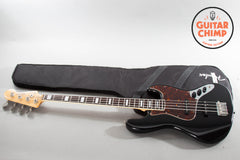 2006 Fender Japan JB75-US '75 Reissue Jazz Bass – Black, USA Pickups, MIJ