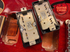 1996 Orville ES-335 Cherry Grinning Dog β59 Pickups