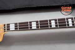 2006 Fender Japan JB75-US '75 Reissue Jazz Bass – Black, USA Pickups, MIJ