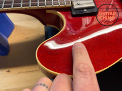 1996 Orville ES-335 Cherry Grinning Dog β59 Pickups