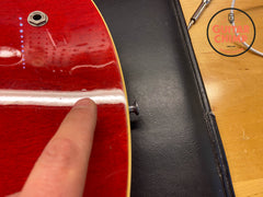 1996 Orville ES-335 Cherry Grinning Dog β59 Pickups