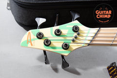 Dingwall JT-3 John Taylor Signature Multi-Scale 5-String Primrose Cream w/ Original Gig Bag