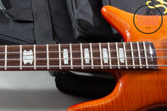 Spector Euro 4LX DW Doug Wimbish Signature Amber Gloss 1.5" Nut w/ Original Gig Bag