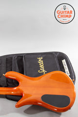 Spector Euro 4LX DW Doug Wimbish Signature Amber Gloss 1.5" Nut w/ Original Gig Bag