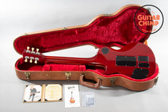 2015 Gibson Custom Shop Alex Lifeson Les Paul Axcess Royal Crimson Piezo Floyd Rose w/ COA + Gibson HSC