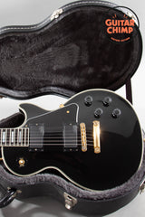 2002 Gibson Les Paul Custom Black Beauty Ebony EMG 81/85 w/ Gibson HSC