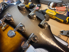 2024 Gibson Murphy Lab Les Paul Custom Silverburst Ultra Light Aged