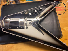 2016 Epiphone Brent Hinds Signature Flying V Custom Silver Burst