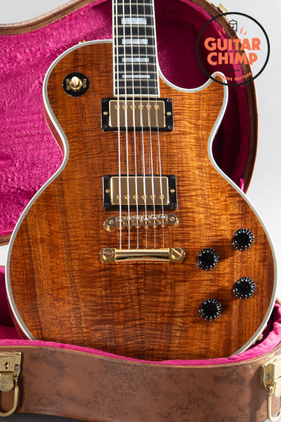 2014 Gibson Custom Shop Les Paul Custom Figured Koa | Stunning Koa