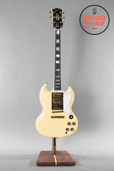 2000 Gibson Custom Shop SG Custom 3-Pickup Alpine White