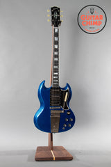 2008 Gibson Custom Shop SG Custom 3-Pickup Blue Sparkle