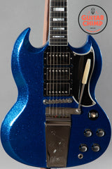 2008 Gibson Custom Shop SG Custom 3-Pickup Blue Sparkle