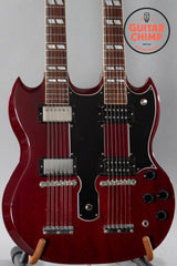 1988 Gibson EDS-1275 Sg Double Neck Electric Guitar Heritage Cherry