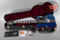 2008 Gibson Custom Shop SG Custom 3-Pickup Blue Sparkle