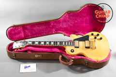 1991 Gibson Les Paul Custom Alpine White Vintage Yellowed 490R 498T w/ OHSC