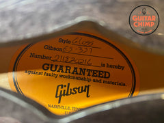 2022 Gibson ES-339 Trans Ebony Black