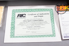 1999 Rickenbacker 4001CS Chris Squire Signature Bass #810/1000 | Rare Limited Edition | Original Case & COA