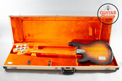 1978 Music Man StingRay Bass Vintage Sunburst Pre-Ernie Ball 2-Band EQ w/ Fender HSC