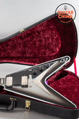 2024 Gibson Custom Shop Flying V Custom Silverburst | Murphy Lab Ultra Light Aged | Excellent Condition | Original Case & COA