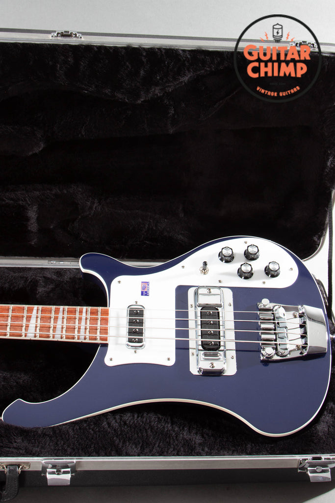 2010 Rickenbacker 4003 Bass Midnight Blue All Original w/ OHSC