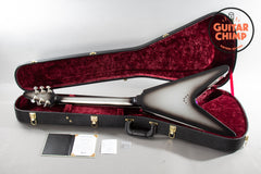 2024 Gibson Custom Shop Flying V Custom Silverburst | Murphy Lab Ultra Light Aged | Excellent Condition | Original Case & COA