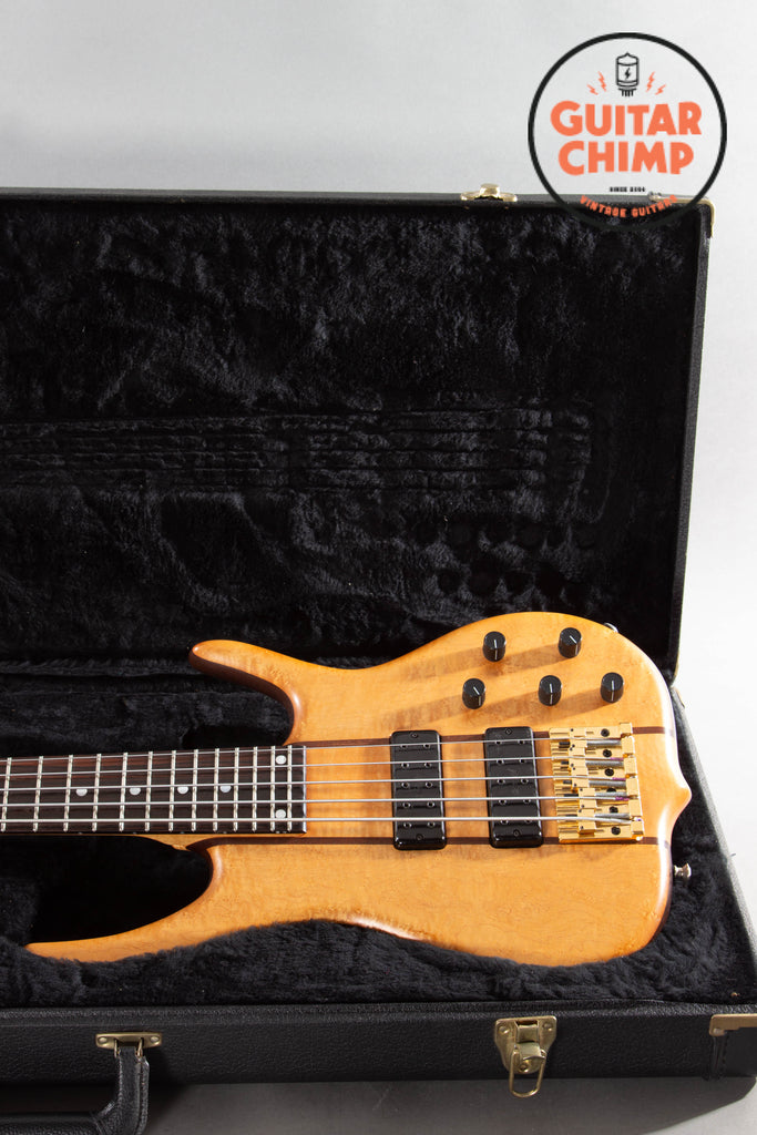 1999 Ken Smith BSR-5P 5-String Bass – AAA-Tiger Maple | Original Case Included | Excellent Condition