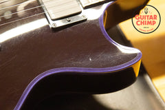 2010 Gibson Custom Shop Les Paul Custom Stealth "Purple Widow + Ebony" Only 25 Made
