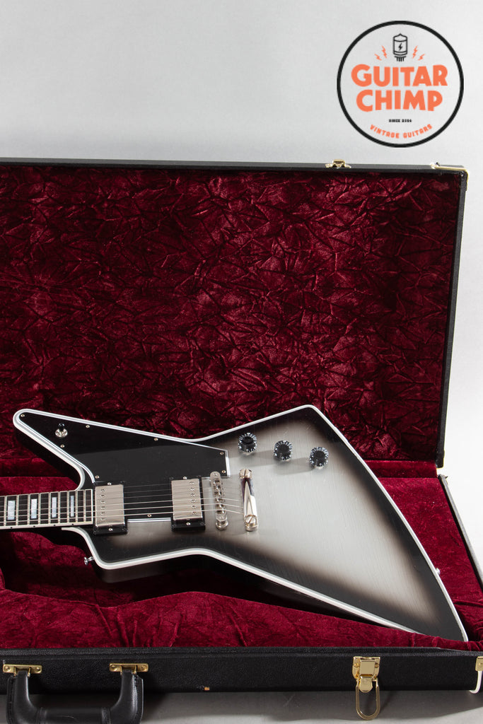2024 Gibson Custom Shop Explorer Custom Silverburst | Murphy Lab Ultra Light Aged | Original Case & COA Included | Excellent Condition