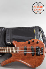 2002 Warwick Thumb Neck Thru NT-4 String Bass – Made in Germany | Original Warwick Rock Bag