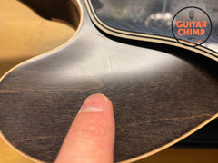 2005 Gibson Left-Handed ES-335 Dot Satin Trans Black