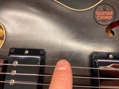 2005 Gibson Left-Handed ES-335 Dot Satin Trans Black