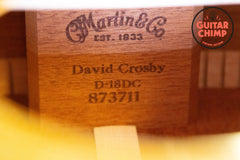 2002 Martin D-18DC David Crosby Signature #27 of 250 "Interior label signed by David Crosby"