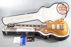 2013 Gibson Les Paul Standard Bass Goldtop - Oversized Body - Original Case