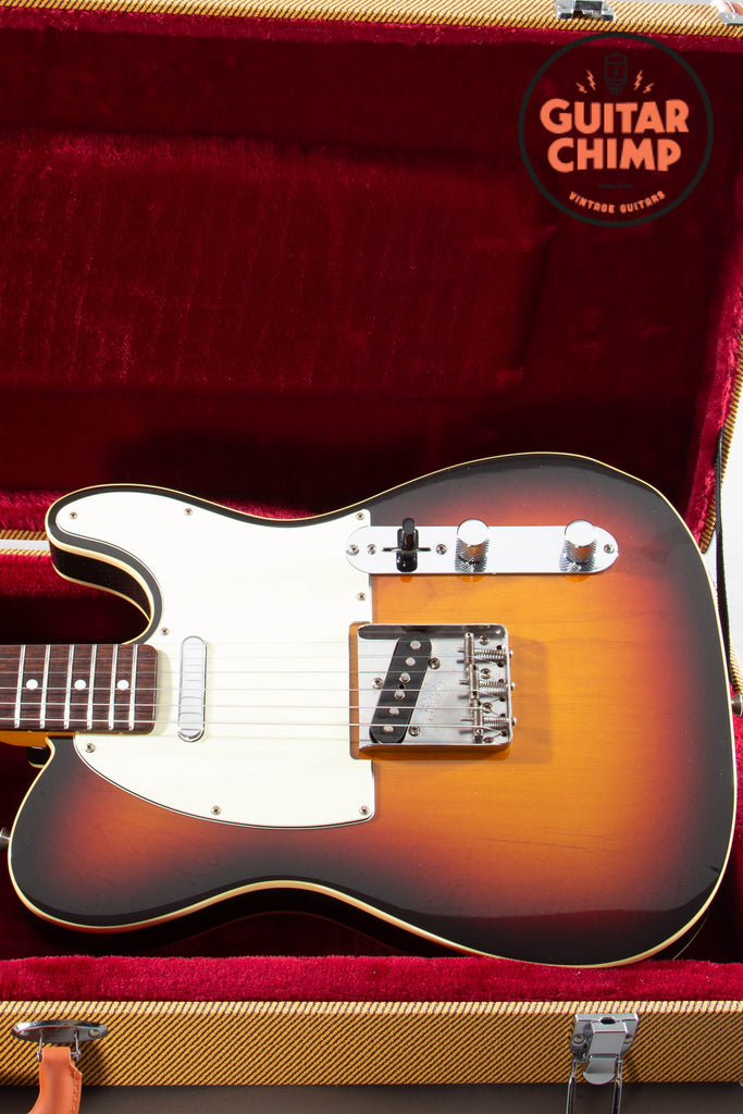 2004 Fender Japan CIJ TL62B-75TX ’62 Telecaster Custom 3-Tone Sunburst Texas Specials w/ Tweed HSC