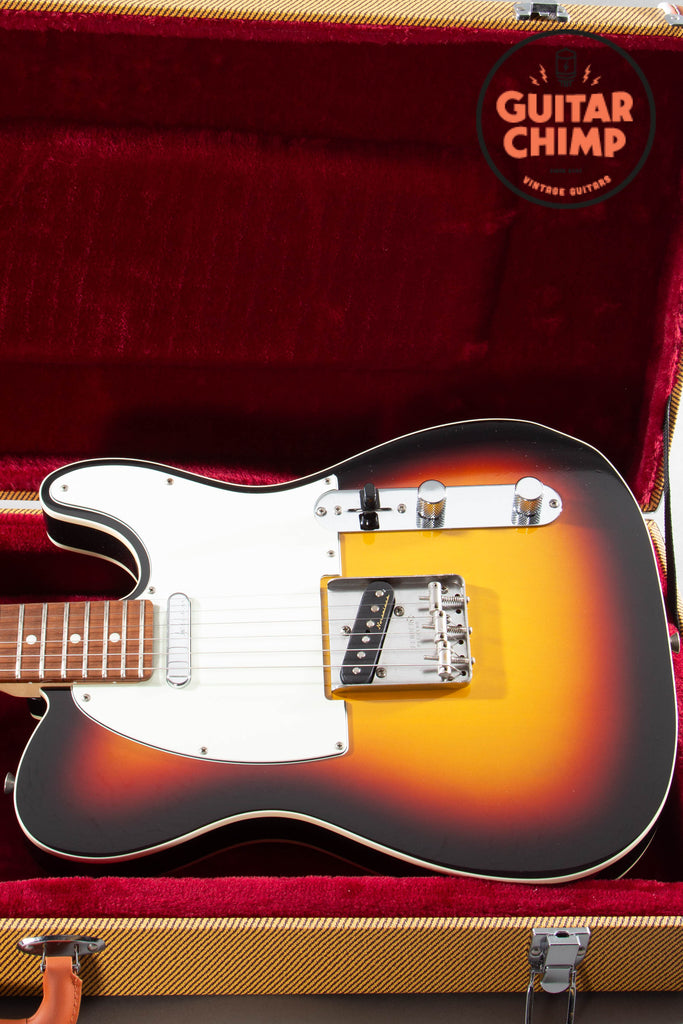 2013 Fender Japan MIJ Limited Edition TLR62B-NLS ’62 Telecaster Custom 3-Tone Sunburst Noiseless w/ Tweed HSC