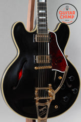 2017 Gibson Memphis ES-355 with Factory Bigsby Black VOS