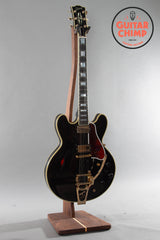 2017 Gibson Memphis ES-355 with Factory Bigsby Black VOS