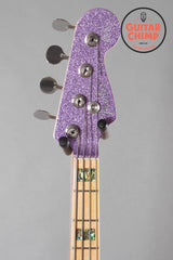 2017 Fender Limited Edition Adam Clayton Signature Precision P Bass Purple Sparkle