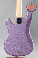 2017 Fender Limited Edition Adam Clayton Signature Precision P Bass Purple Sparkle
