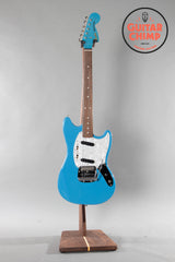 2017 Fender Japan Traditional 70s Mustang Matching Headstock California Blue