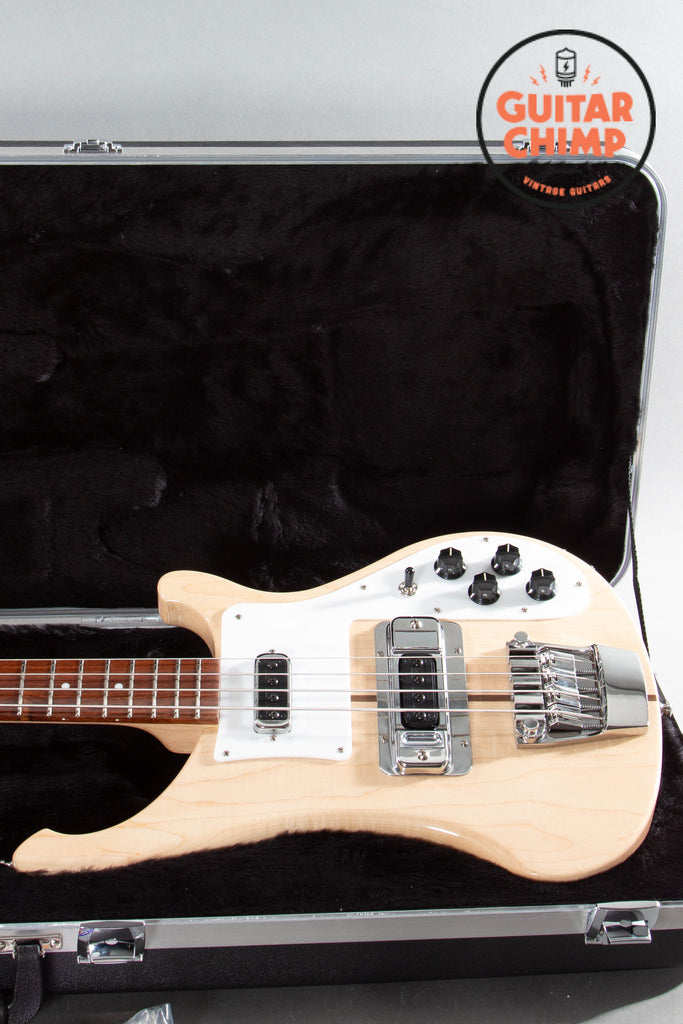 2025 Rickenbacker 4003S Bass - Mapleglo Finish | Original Hard Case & Pickup Cover
