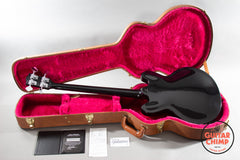 2013 Gibson Memphis ES-335 Bass Ebony Long Scale Semi-Hollow w/ OHSC + COA