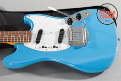 2017 Fender Japan Traditional 70s Mustang Matching Headstock California Blue